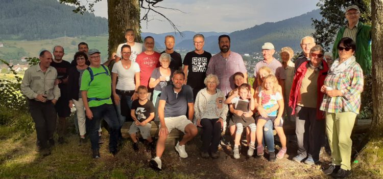 Mit Bürgermeister Saar auf Schwarzwaldvereins-Tour